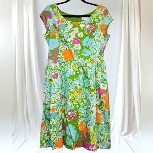 Isaac Mizrahi For Target Floral Fit and Flare Dress, 10
